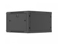 Lanberg Szafa instalacyjna rack wisząca 19 cali 6U 600x600 czarna drzwi perforowane (flat pack)