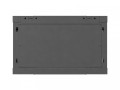 Lanberg Szafa instalacyjna rack wisząca 19 cali 6U 600x600 czarna drzwi perforowane (flat pack)