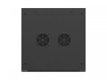 Lanberg Szafa instalacyjna rack wisząca 19 cali 6U 600x600 czarna drzwi perforowane (flat pack)