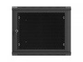 Lanberg Szafa instalacyjna rack wisząca 19 cali 9U 600x600 czarna drzwi     perforownae ( flat pack)