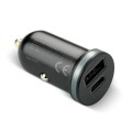 everActive Ładowarka samochodowa CC-30Q QC3.0 35W 1X USB + 1X USB-C PD czarna
