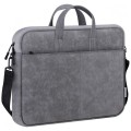 Defender Torba SOLID LEATHER 15,6 cala Szara
