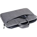 Defender Torba SOLID LEATHER 15,6 cala Szara