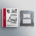 AXAGON STND-LAG Podstawa do laptopów aluminiowa 10-17,3 cala 8 regulowanych pozycji, Szara