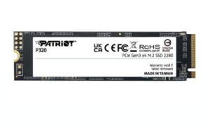 Patriot Dysk SSD 512GB P320 PCIe M.2 Gen3 x4 NVMe 3000/2200MB/s