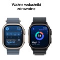 Apple Watch Ultra 3 GPS + Cellular, koperta 49 mm z tytanu w kolorze czarnym, bransoleta mediolańska z tytanu w kolorze czarnym - rozmiar S