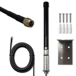 Qoltec Antena 4G LTE | 15dBi | dookólna | zewnętrzna | SMA | włókno szklane