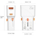 4smarts Ładowarka podróżna World Travel 25W USB-C + USB-A Biała