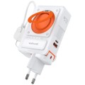 4smarts Ładowarka 6w1 Powerbank 10000mAh 22,5W Qi indukcyjne USB-C +     USB-A + kabel USB-C Biała