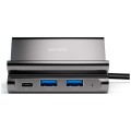 4smarts Podstawka tablet/smartphone 7w1 DeX 2xUSB-C/ 2xUSB-A/ HDMI/SD/   microSD/ RJ45