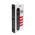 Maclean Listwa zasilająca MCE394 B, 1,5m|3 gniazda + 3xUSB. 110-240V AC 50/60Hz, 2.1A max 2500W, czarna