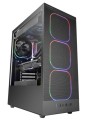 TACENS Obudowa MARS MC-NEBULA BLACK ATX 4xARGB fans