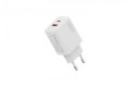 Digitus Ładowarka sieciowa 20W | 1x USB-C, 1x USB-A | PD 3.0, QC 3.0 | Biała
