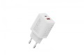 Digitus Ładowarka sieciowa GaN II 30W | 1x USB-C, 1x USB-A | PD 3.0, QC 3.0 | Biała