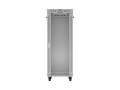 Lanberg Szafa instalacyjna rack stojąca 19" 32U 600x800 szara drzwi     przeszkolne  LCD ( Flat pack)