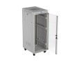 Lanberg Szafa instalacyjna rack stojąca 19" 32U 600x800 szara drzwi     przeszkolne  LCD ( Flat pack)