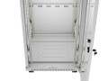 Lanberg Szafa instalacyjna rack stojąca 19" 42U 600x600 szara drzwi     przeszklone  LCD (Flat pack)