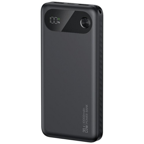 USAMS Powerbank PB80 10000mAh 20W PD 2xUSB-A + USB-C czarny