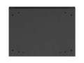 Lanberg Szafa instalacyjna rack wisząca 19 cali 4U 600x450 czarna drzwi metalowe (flat pack)