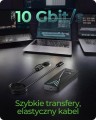 IcyBox Obudowa dysku IB-1805ML-CU31 NVMe M.2 SSD, RGB oświetlenie