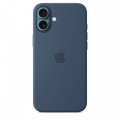 Apple Etui silikonowe z MagSafe do iPhonea 16 Plus - denim