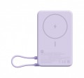 XIAOMI PowerBank Magnetic 10000 z podstawką fioletowy