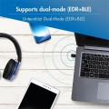 LogiLink Adapter BT5.3, USB-C Gen1, 3Mbps, 20m, czarny