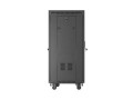 Lanberg Szafa instalacyjna rack stojąca 19" 24U  600x600 czarna drzwi perforowane LCD (Flat pack) V2