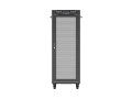 Lanberg Szafa instalacyjna rack stojąca 19 cali 32U 600x800 drzwi perforowane LCD czarna (Flat pack)