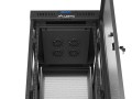 Lanberg Szafa instalacyjna rack stojąca 19 cali 32U 600x800 drzwi perforowane LCD czarna (Flat pack)