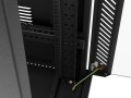 Lanberg Szafa instalacyjna rack stojąca 19 cali 32U 600x1000 drzwi przeszklone LCD czarna (Flat pack)