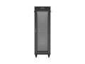 Lanberg Szafa instalacyjna rack stojąca 19 cali 37U 600x600 drzwi perforowane LCD czarna (Flat pack)