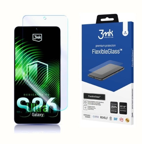 3MK Szkło hybrydowe FlexibleGlass Samsung S26+ Plus