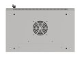 Lanberg Szafa instalacyjna rack wisząca 19" 4U 540x350 szara drzwi przeszklone (flat pack)