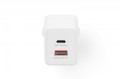 Digitus Ładowarka sieciowa GaN II 45W | 1x USB-C, 1x USB-A | PD 3.0, QC 3.0 | Biała
