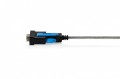 Digitus Kabel adapter USB 2.0 do RS232 (DB9) | Chipset FTDI (FT232RNL) | PVC, transparentny | Mocowanie na śruby | 1.8m