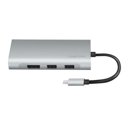 LogiLink Stacja dokująca USB3.2 ,USB-C, 8-portow, PD