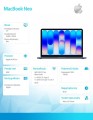 Apple MacBook Neo 13 cali: A18 Pro 6/5, 8GB, 512GB SSD, bez zasilacza, Touch ID - Indygo
