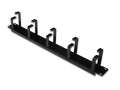 Digitus Organizer kablowy poziomy typu RING 19" 1U, 40x483x60mm, czarny