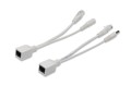 Digitus Zestaw pasywnych kabli PoE FastEthernet 10/100Mbps DC 5.5mm/2.1mm