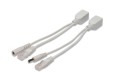 Digitus Zestaw pasywnych kabli PoE FastEthernet 10/100Mbps DC 5.5mm/2.1mm
