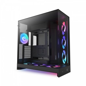 NZXT Obudowa H9 Flow RGB+ Midi Tower z oknem czarna