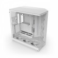 NZXT Obudowa H9 FLOW RGB+ Midi tower z oknem biała