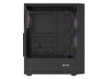 Fury Obudowa Shobo SH8F ARGB Midi tower z oknem czarna