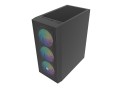 Fury Obudowa Shobo SH8F ARGB Midi tower z oknem czarna
