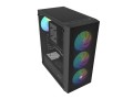 Fury Obudowa Shobo SH8F ARGB Midi tower z oknem czarna