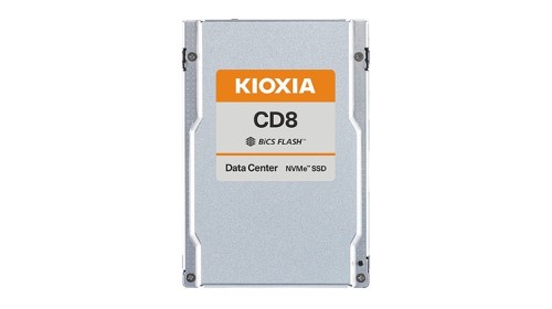 Kioxia Dysk SSD CD8-R 7680GB U.2 NVMe Gen.4 1x4 DWPD 1 3D TLC BiCS Flash Data Center NVMe non-SED SIE PLP