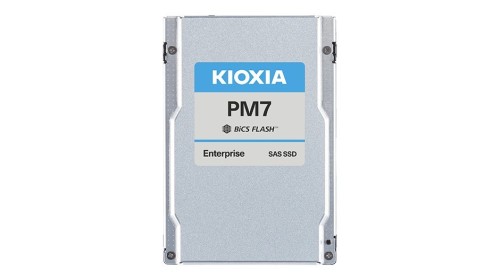 Kioxia Dysk SSD PM-7R 3840GB 2.5 cala SAS 24Gbit/s DWDP 1 3D TLC BiCS Flash Enterprise SSD SED PLP