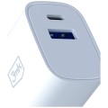 3MK Ładowarka sieciowa 25W USB-A USB-C PD QC4+ FlowPower biała