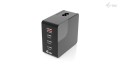 i-tec Ładowarka 140W Intelligent Multiport USB Charger 3xUSB-C 1xUSB-A LCD 150 cm